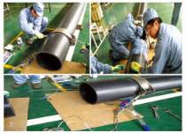 5、裝固定夾具、設(shè)置拉緊器